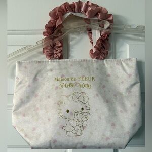 🆕 Maison de FLEUR Hello Kitty Tote Bag & Pouch set